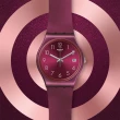 【SWATCH】原創系列手錶 REDBAYA 閃耀酒紅 瑞士錶 錶(34mm)