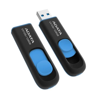 【ADATA 威剛】UV128 128G USB3.2 行動碟(藍色)