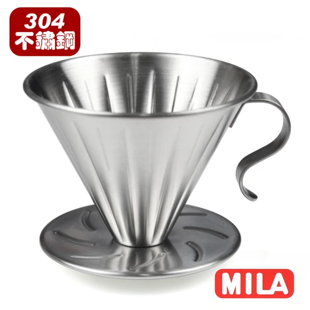 【MILA】不鏽鋼咖啡濾杯(1-2cup)