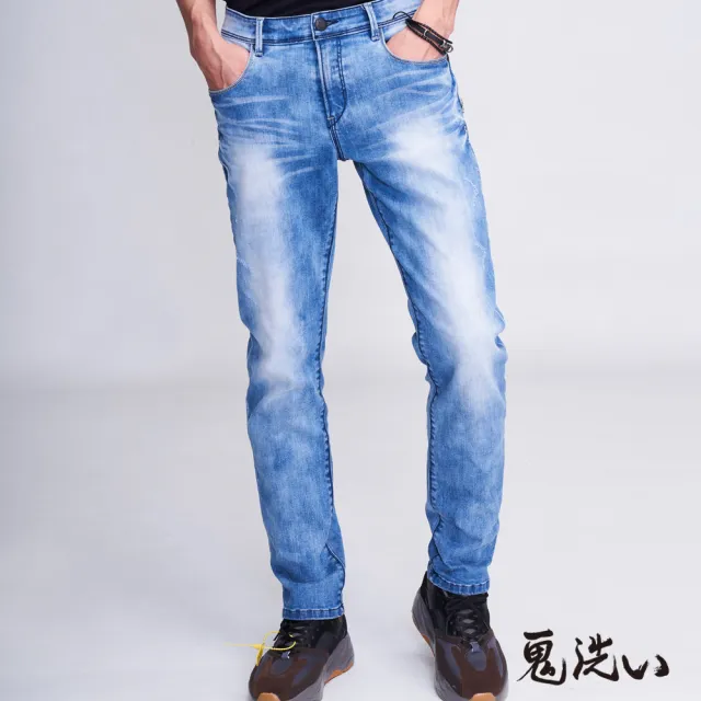 【BLUE WAY】經典鬼洗-755天絲激彈舒適小直筒褲- 鬼洗