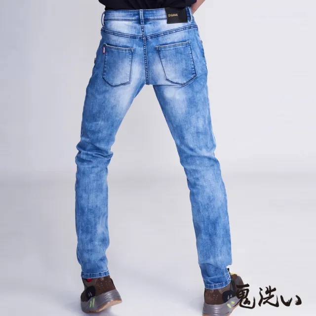 【BLUE WAY】經典鬼洗-755天絲激彈舒適小直筒褲- 鬼洗