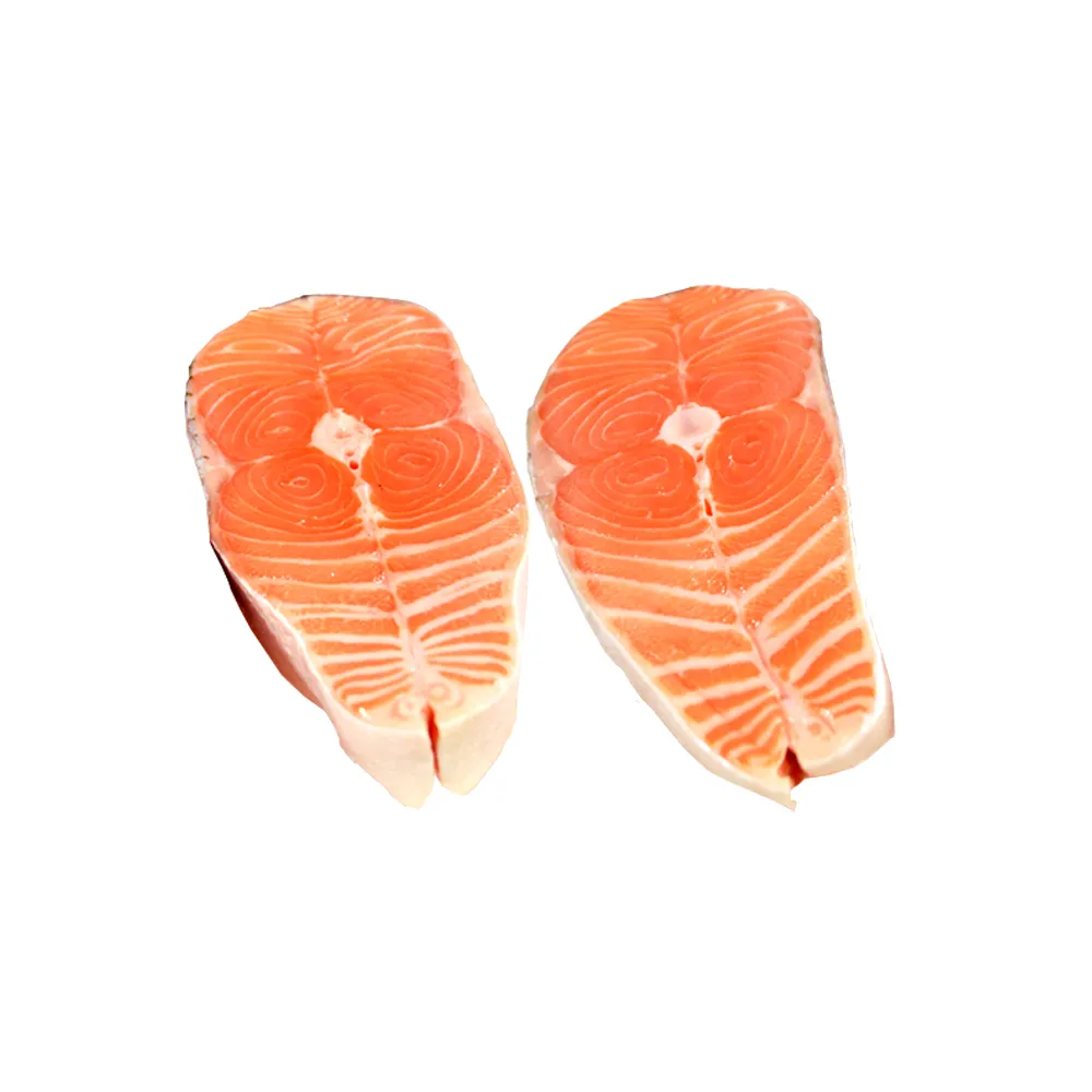 【大食怪】鮮美智利鮭魚切片10片組+贈紐澳良大雞腿2包(300g/片)