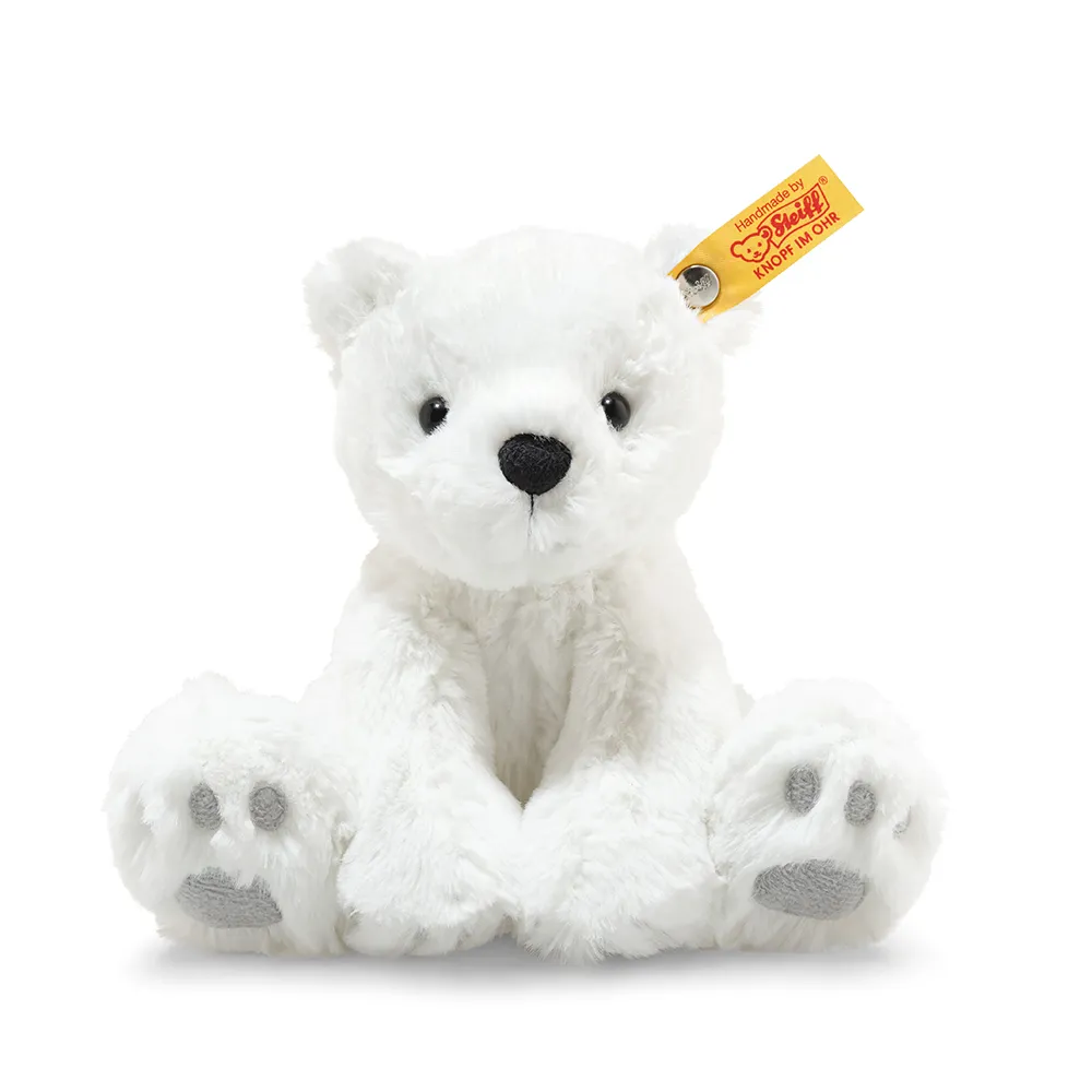 【STEIFF德國金耳釦泰迪熊】北極熊 Lasse Polar Bear(動物王國_黃標)