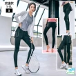 【BODYAIR】明星精選假兩件九分褲-快速(瑜珈.運動.慢跑.透氣.舞蹈.運動褲)