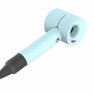【原生良品】Dyson吹風機專用馬卡龍純色矽膠防塵保護套(天空藍)
