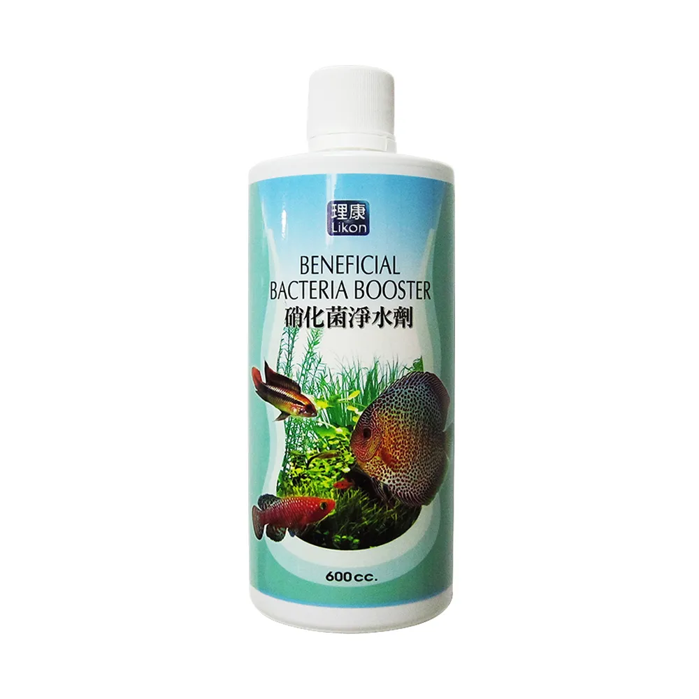 【LIKON 理康】水質處理系列_硝化菌淨水劑600C.C.x2罐(適合觀賞魚魚缸使用)