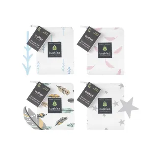 【kushies】有機純棉平紋針織嬰兒床床包 多種花色(60*120/71*132/70*140cm 3種尺寸任選)