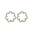 【KATE SPADE】kate spade經典雲朵設計鑽鑲飾穿式耳環(金)