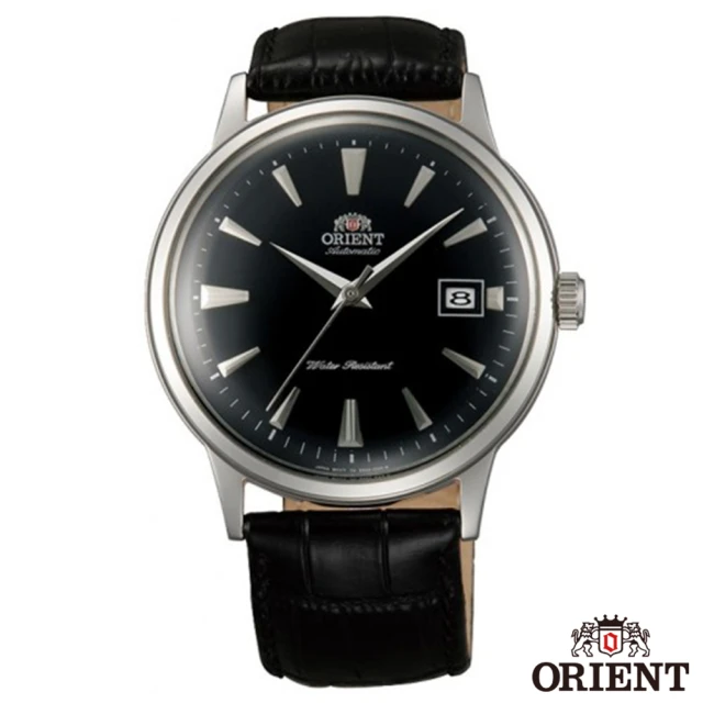 ORIENT 東方錶 DATE II 圓滿時刻手動上鍊機械腕錶-黑面銀框x40.5mm FAC00004B0(FAC00004B0)