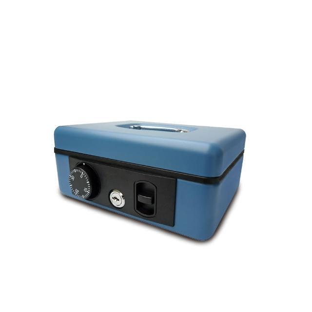 【愛國者】轉盤密碼現金箱 PS-2308(藍色)