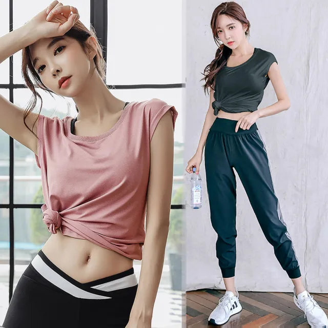 【BODYAIR】任2入 寬版挖背紗罩衫上衣(瑜珈.慢跑.運動.健身.透氣.舞蹈.運動服)