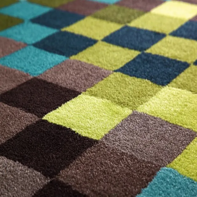 【山德力】ESPRIT Lakeside地毯 ESP-2834-03 200X300cm(綠色 格紋 生活美學)