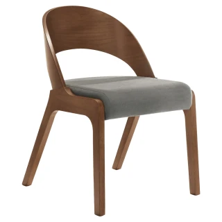 【BODEN】米迦實木布面餐椅/單椅