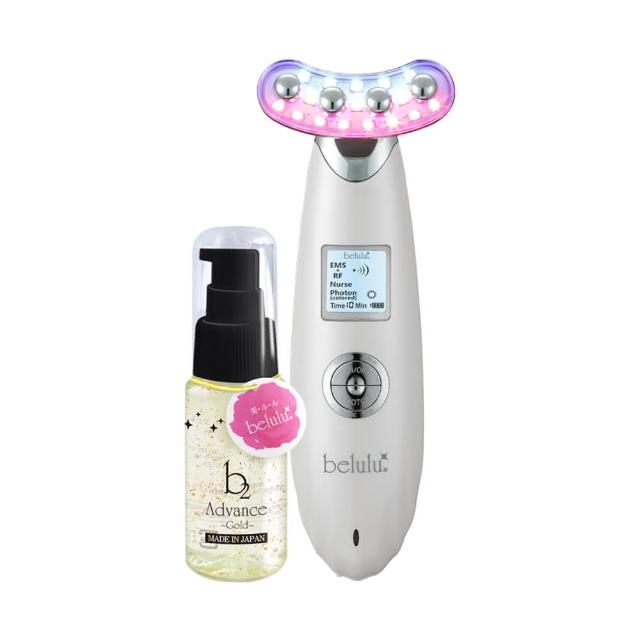 【Belulu 美露露】日本製 Rebirth緊塑亮澤多效能美容儀 禮物(美容導入儀/導入儀推薦)