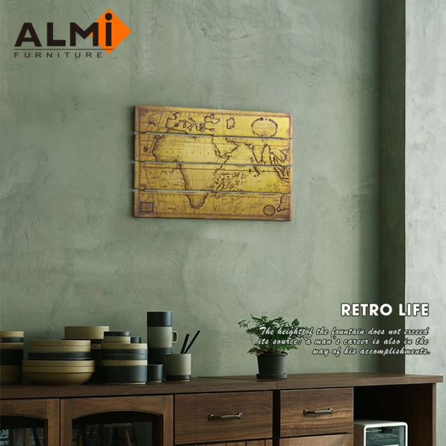 【ALMI】PAINTING-RETRO LIFE 40x60 木板畫-7款可選(木板畫)