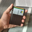 【RH】質感木壓紋短夾錢包(耐用多功能收納短夾)