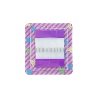 【王佳】Memo 抽取式易撕貼｜派對紫(11mm x 55mm/標籤/註記)