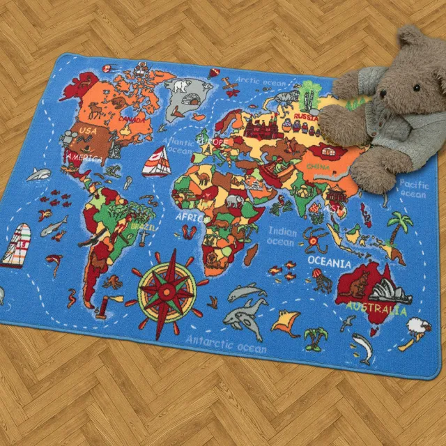 【Ambience】比利時童趣地毯-寰宇(100x150cm)