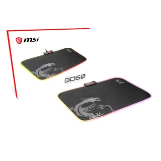 【MSI 微星】Agility GD60 RGB 滑鼠墊