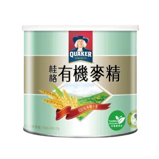 【QUAKER 桂格】有機麥精300gx3罐