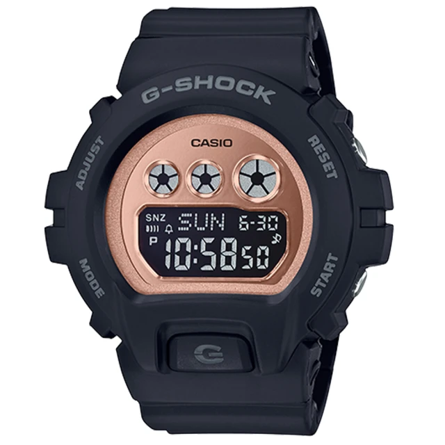 CASIO 卡西歐 G-SHOCK 時尚電子女錶 橡膠錶帶 防水200米(GMD-S6900MC-1D)