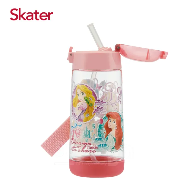 【Skater】PET吸管-兒童水壺-480ml(迪士尼)