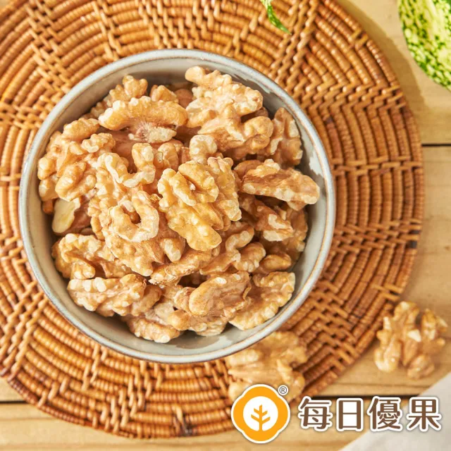 【每日優果】烘焙原味核桃隨手包120G(核桃)