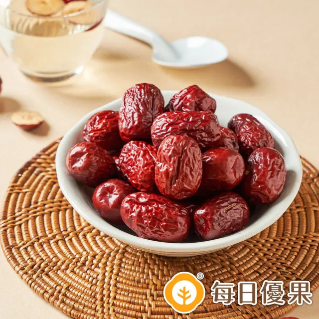 【每日優果】若羌紅棗乾200G(果乾)