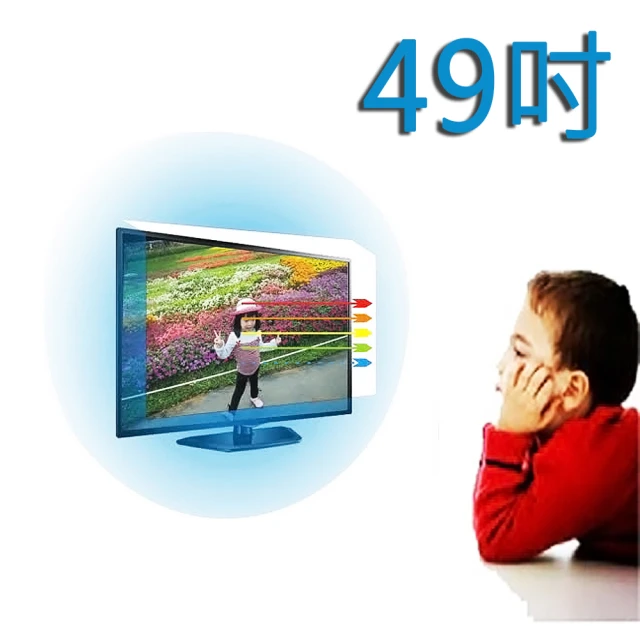 【台灣製~護視長】49吋 抗藍光液晶螢幕 電視護目鏡(大同  D1款  新規格)