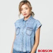 【BOBSON】女款天絲棉小連袖襯衫(27121-53)