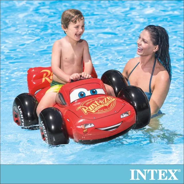 【INTEX】麥坤CARS水上汽車坐騎 適用:3歲+(57516)