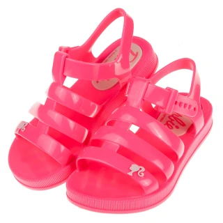 【布布童鞋】BARBIE_芭比公主夏日桃紅色兒童涼鞋(U9B718H)