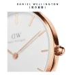 【Daniel Wellington】DW 手錶  Petite Durham 32mm淺棕色真皮皮革錶-玫瑰金框(DW00100172)