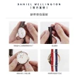 【Daniel Wellington】DW 錶帶 Petite Reading 爵士黑壓紋真皮錶帶(DW00200182)