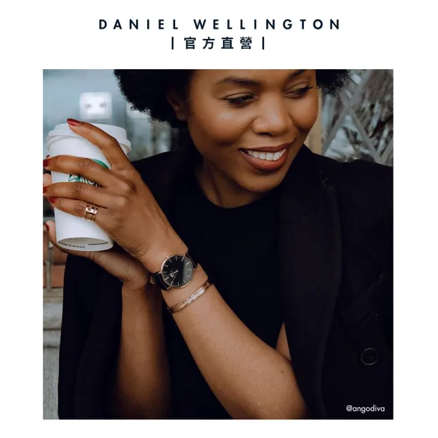 【Daniel Wellington】DW 手錶  Classic Sheffield 36mm爵士黑真皮皮革錶(三色 DW00100139)