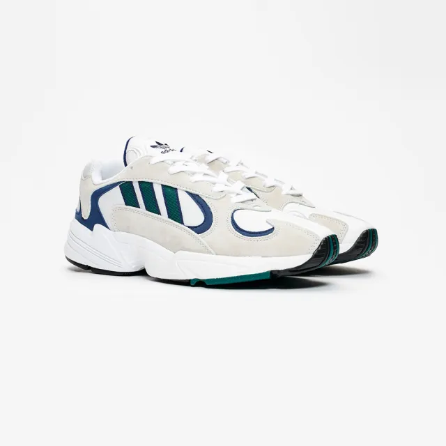 【adidas 愛迪達】YUNG-1 白藍綠 老爹鞋 復古 男鞋(G27031)
