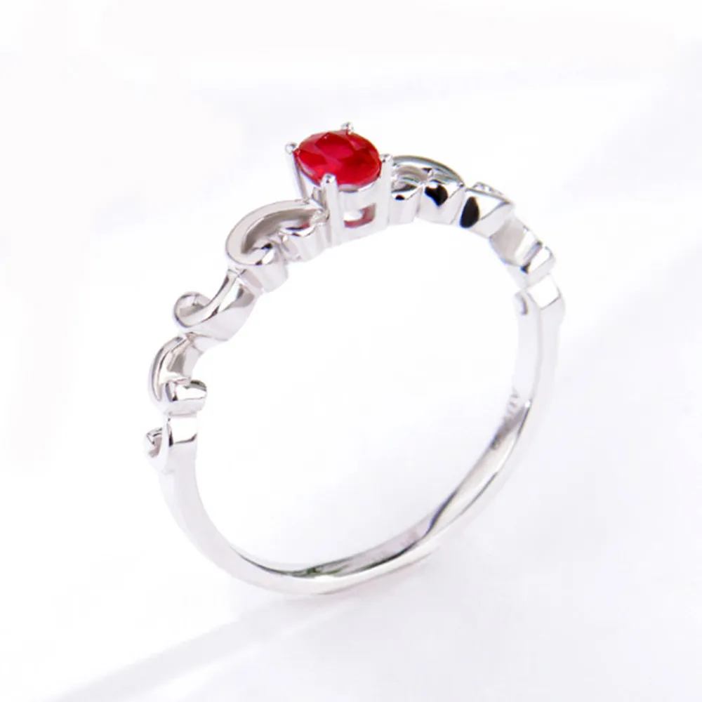 【禾美珠寶】天然紅寶石鑽戒SN157(18K金戒指)