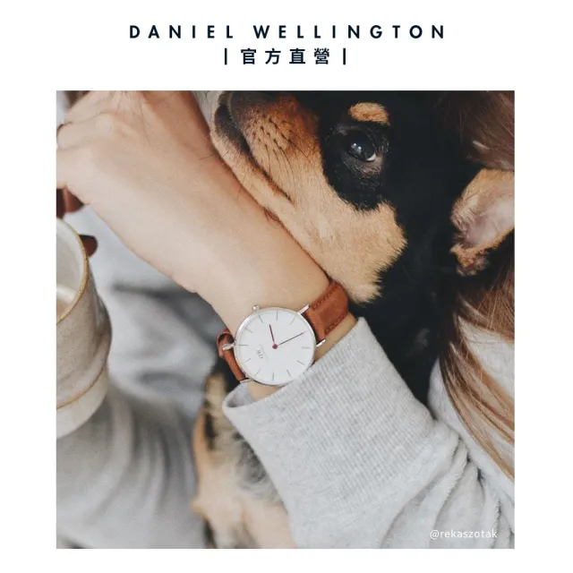 【Daniel Wellington】DW 錶帶 Petite Durham 淺棕真皮錶帶(DW00200142)