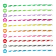 【FUJI-GRACE 日本富士雅麗】彩色環保紙吸管一次性可分解(四包共100支入)