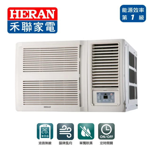 【HERAN 禾聯】12-14坪 R32 一級變頻冷專窗型空調(HW-GL80)