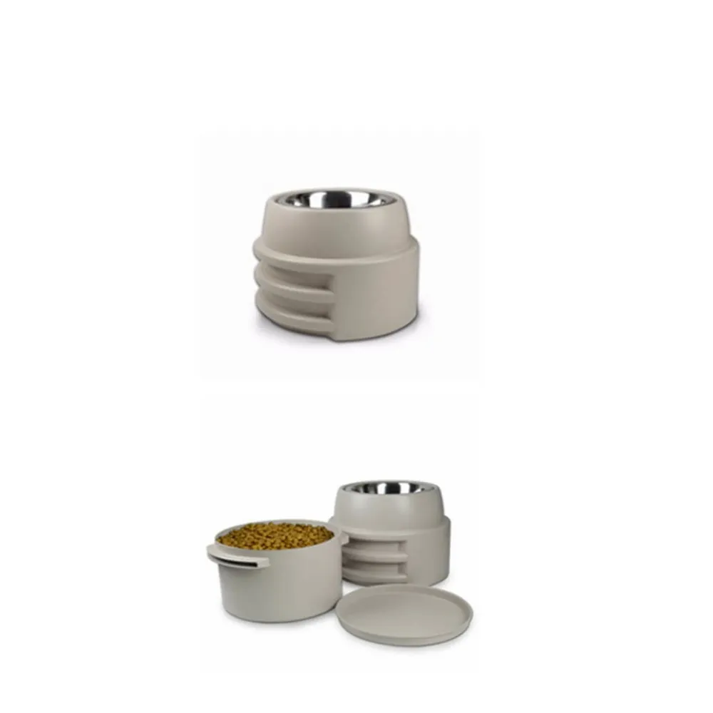 【Durapet】寵物碗兼飼料儲存桶（單碗）(DU-13434)（寵物飼料桶/食碗）