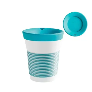 【KAHLA】Lisa Keller設計師款Cupit玩色系列實用350ML隨行杯--潟湖綠(環保隨行杯)