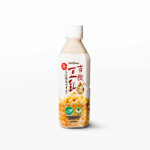 【統洋TOPMOST】有機有糖濃豆乳(360ml*12入/箱)