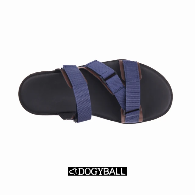 【DOGYBALL】Dogyball 簡單穿搭 輕鬆生活 簡約羅馬涼拖鞋 海軍藍(可調整式涼拖鞋 實穿好搭配 台灣製造)