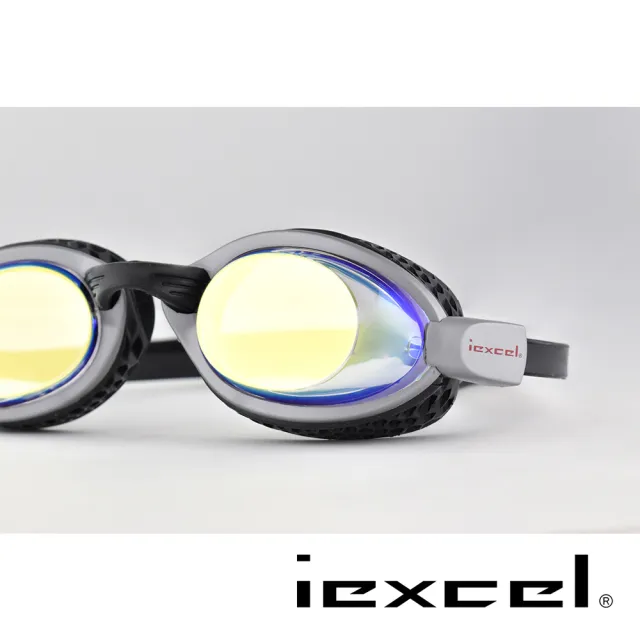 【iexcel】專業光學度數泳鏡 VX-956(蜂巢式 電鍍)