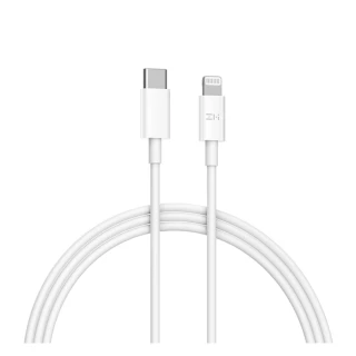 【Zmi 紫米】MFI認證 USB-C to Lightning 充電傳輸線 1M AL870C(iPhone/iPad適用)