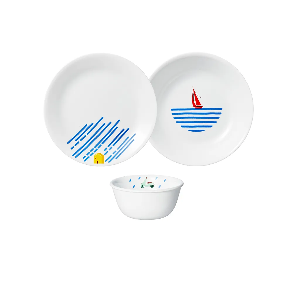 【CORELLE 康寧餐具】奇幻旅程3件式餐盤組(C02)