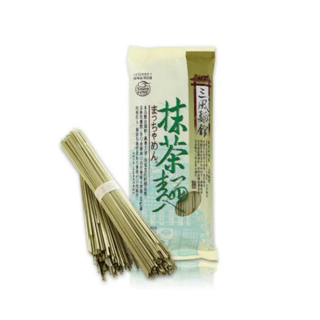 【三風製麵】抹茶麵(340g/包)