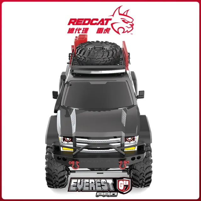 【Redcat Racing】EVEREST GEN7 PRO 1/10四驅攀岩車 黑 6050RT-09587(攀岩車)