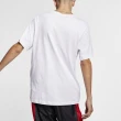 【NIKE 耐吉】T恤 NSW Logo TEE 運動休閒 男款 基本 百搭 圓領 棉質 穿搭推薦 白 紅 黑(AR5005-100)